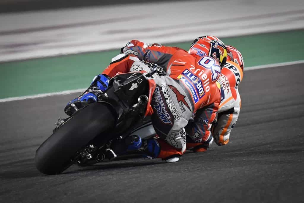 Andrea Dovizioso Marc Marquez GP Qatar