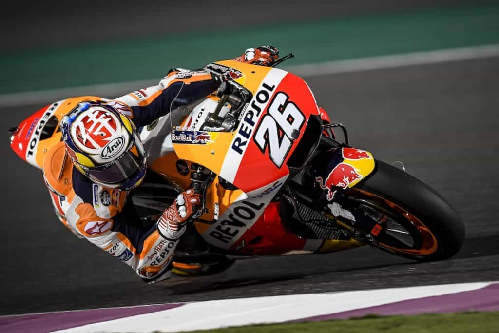 Dani Pedrosa testes Qatar 2