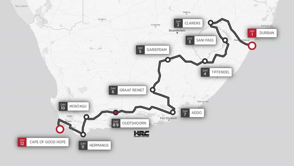 Mapas da Honda Adventure Roads 2019