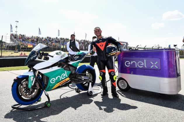 Sandro Cortese Energica Ego Corsa Sachsenring