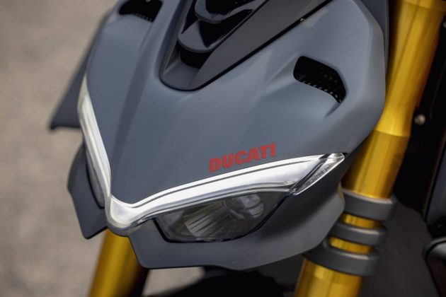 Ducati V4 Streetfighter 2023, frente da moto
